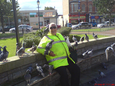 John the pigeon man, Town Hall Square, Rhyl