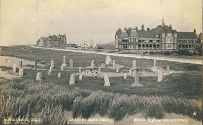 Rhyl Eisteddfod 1904, Gorsedd stone circle Royal Alexandra Hospital