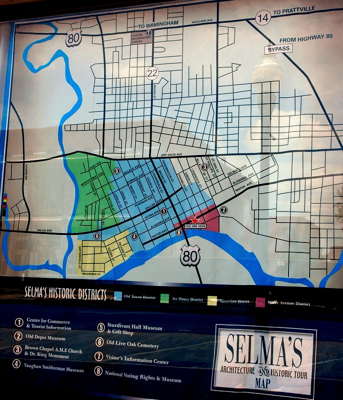 Selma, Ala. Daily Photo: Selma Historic Tour Map