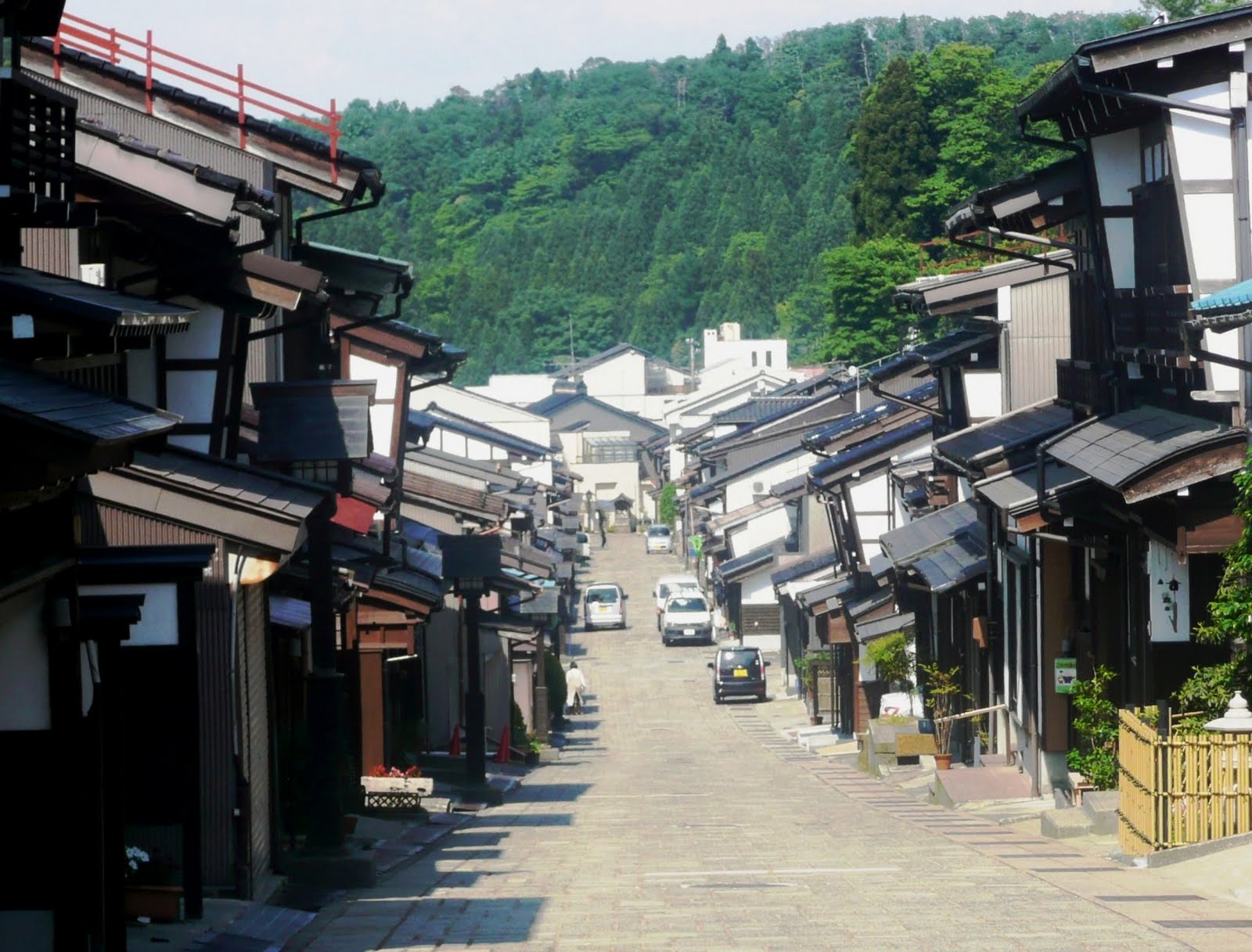 59634 富山市八尾町の街並み 八尾町美術保存展示館