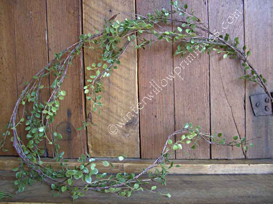 Winter Willow Primitives Under The Willow Angel Vine Garland