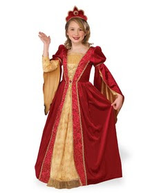 Kids Halloween Costumes: Regal Red Princess Costume