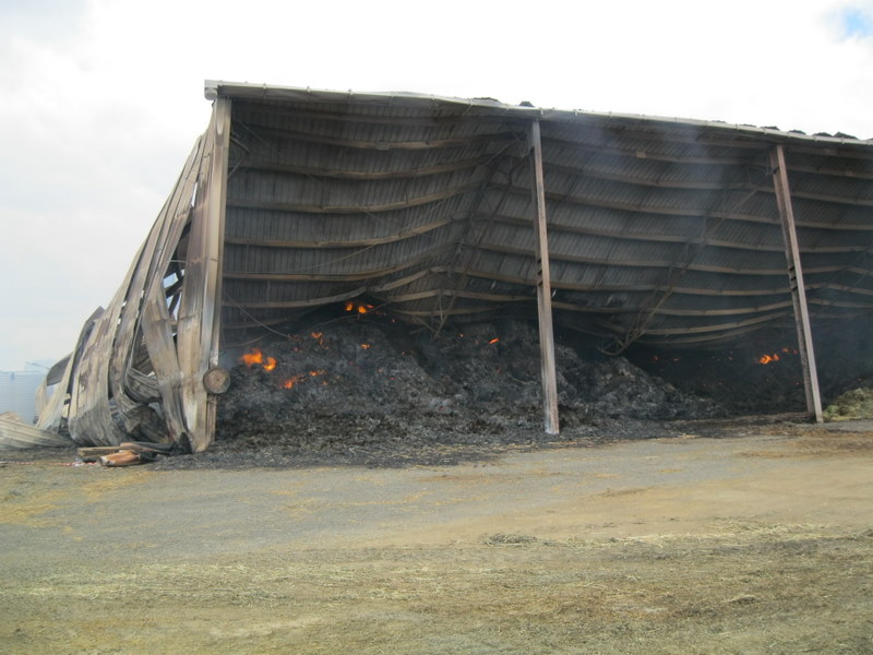 GOORNONG CFA: Gilmac Hay shed fire