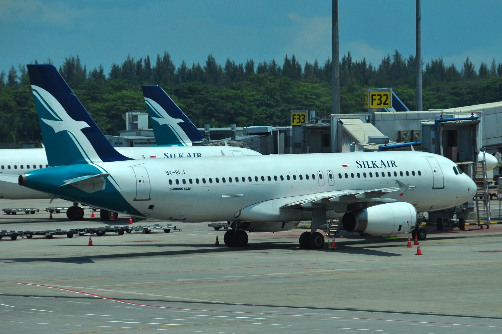 Aeroplane spotting (Photograph) SilkAir Airbus A320233 (9VSLJ