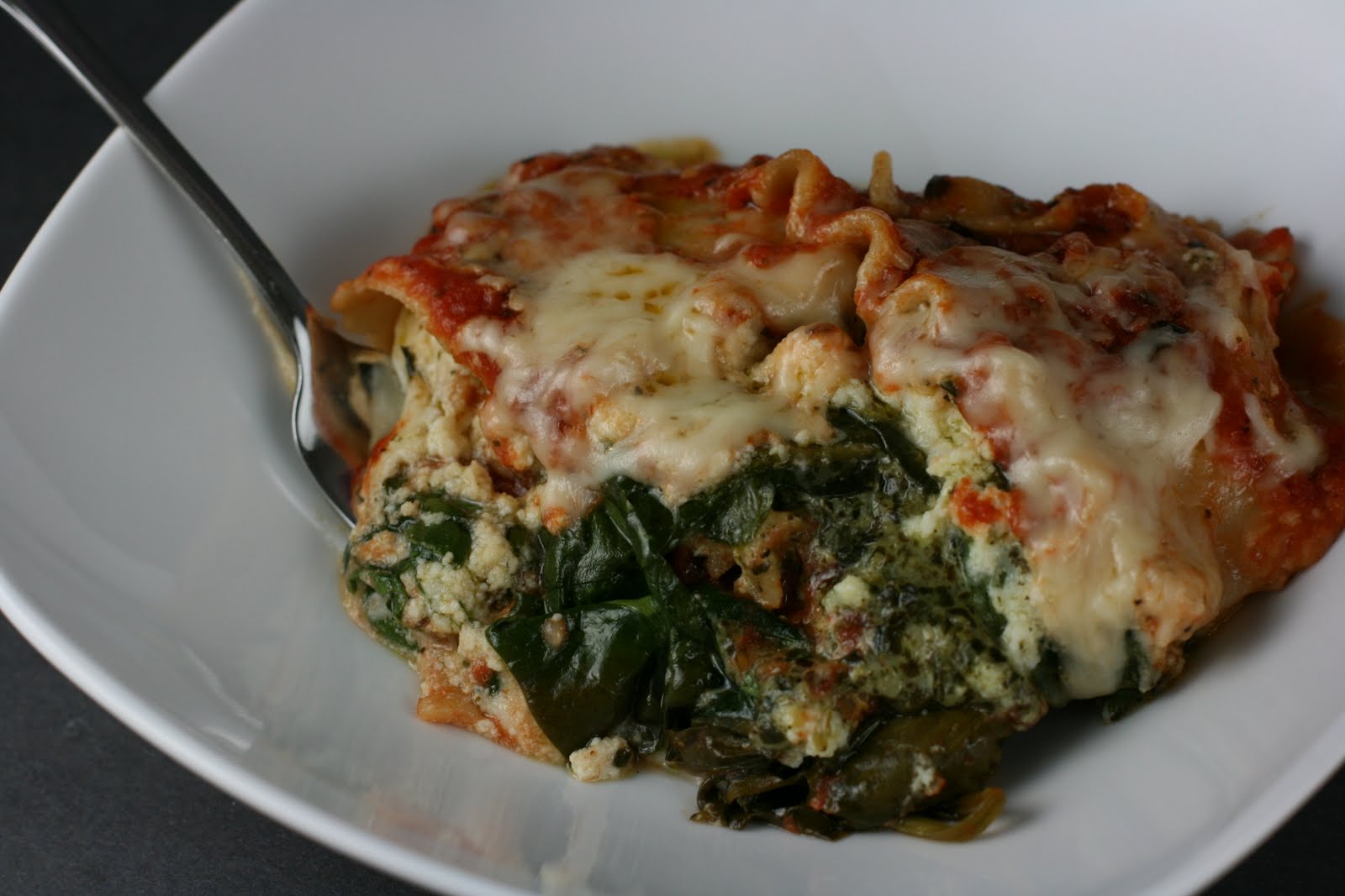 Slow Cooker Pesto Spinach Lasagna Recipe - A Year of Slow Cooking