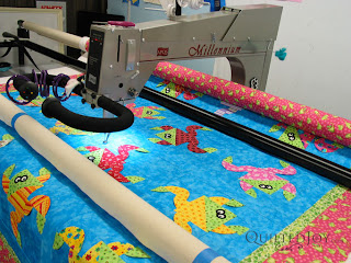 Quilt on the APQS Millie Frame