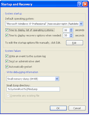 Edit Windows Boot Options For Microsoft Windows Vista Noexecute Optin