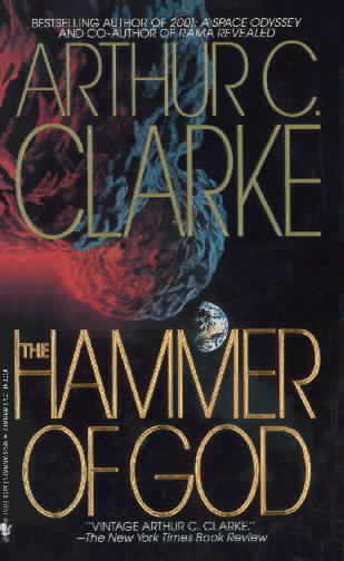 Book Covers: THE HAMMER OF GOD by Arthur C. Clarke