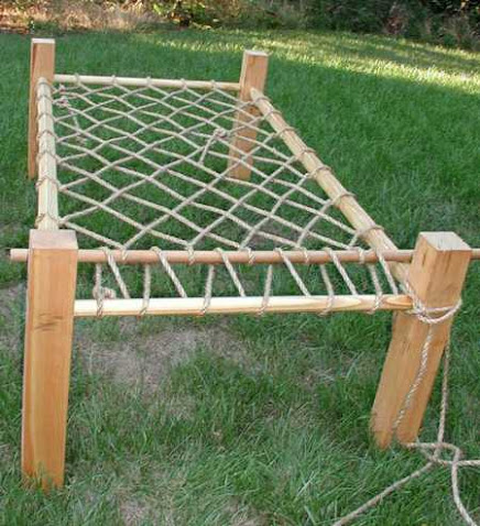 Rope bed frame instructions