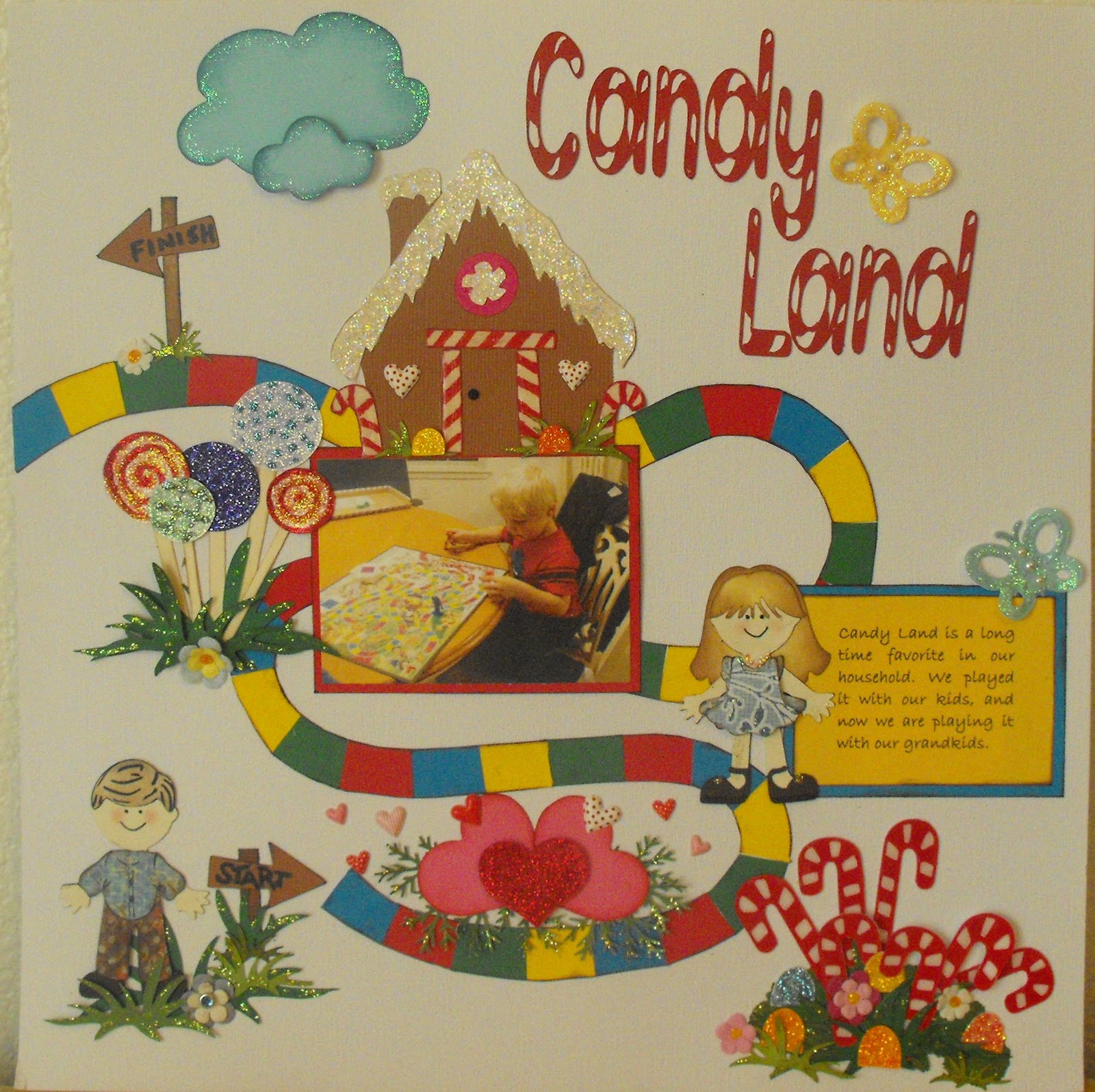 Scrappy Art Crafters Candy Land