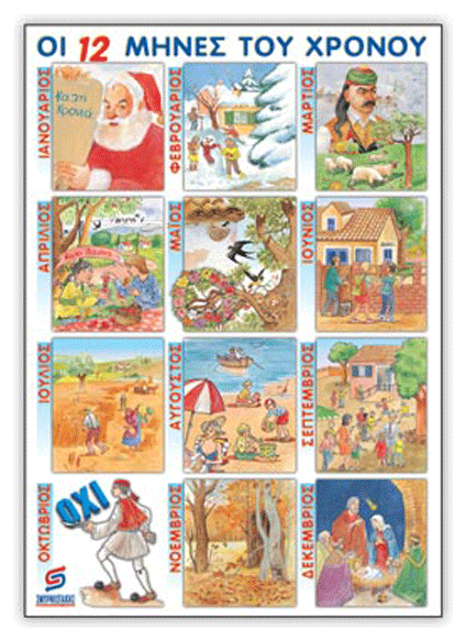 Από πού πήραν το όνομά τους οι 12 μήνες