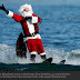 Water-skiibg Santa