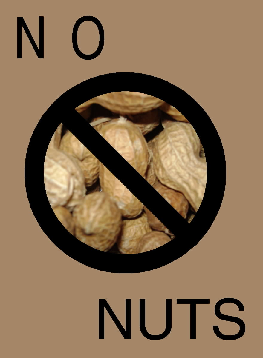 Free Posters and Signs No Nuts