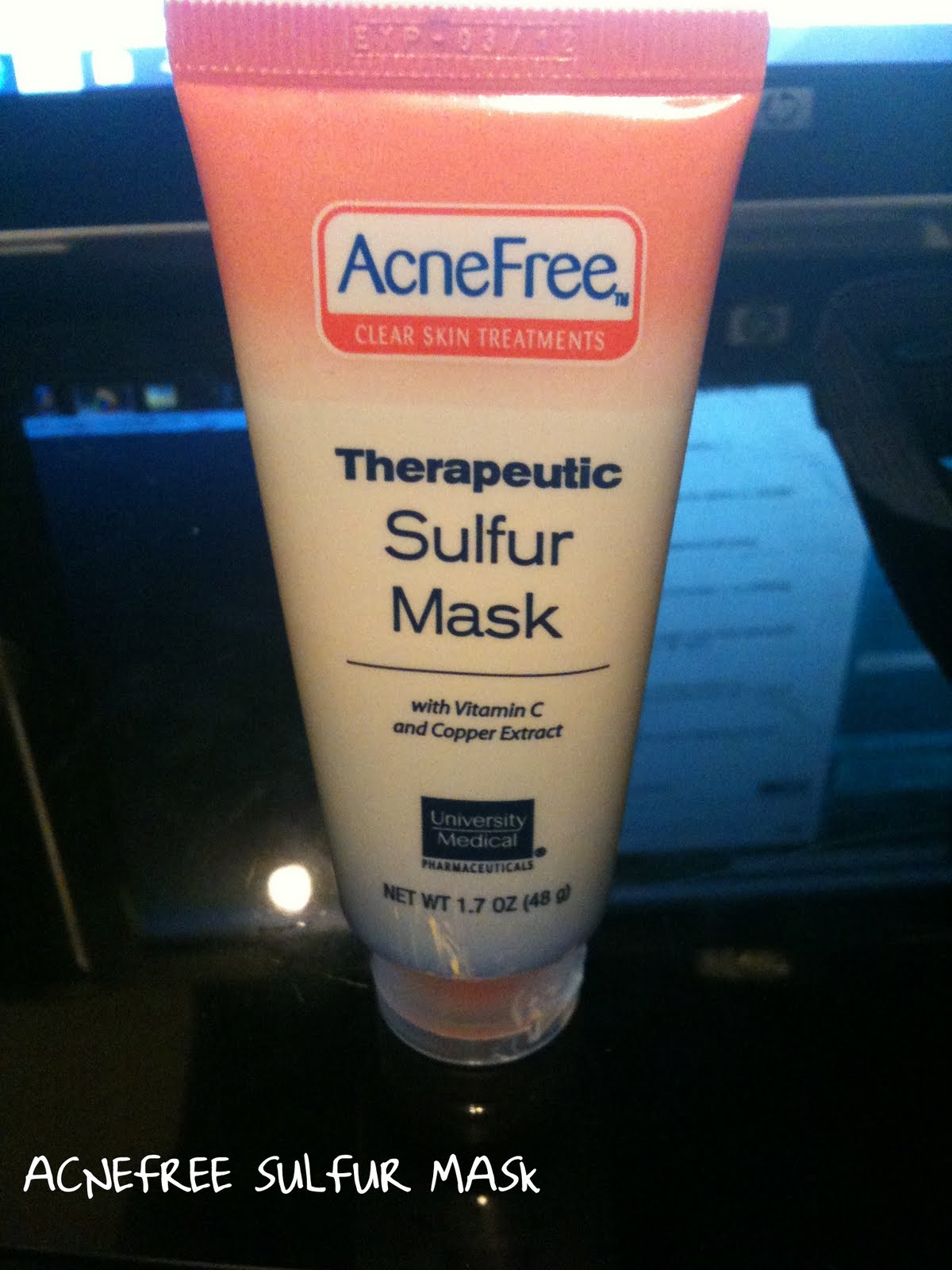 On My Radar AcneFree Therapeutic Sulfur Mask More Composition Please