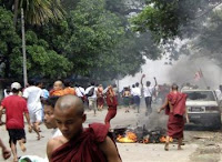 violent crackdown launched in myanmar