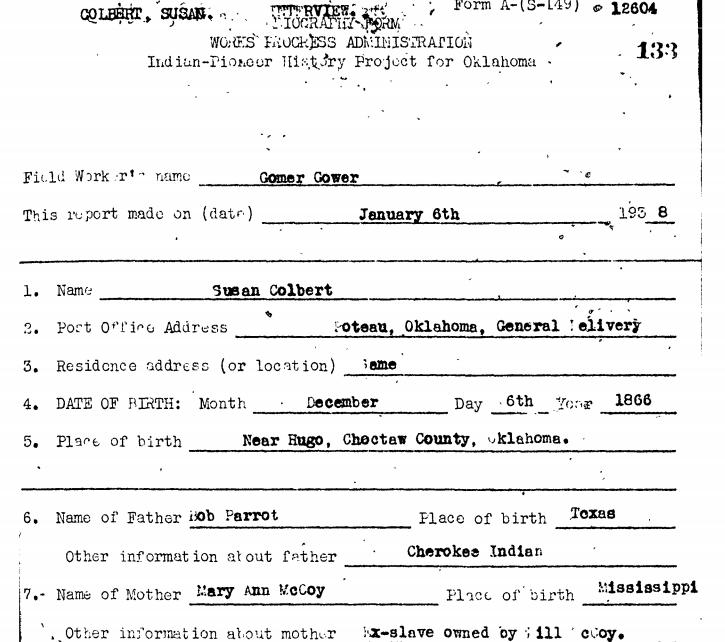 Colbert Genealoy