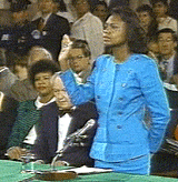 Anita Hill at Thomas Hearings