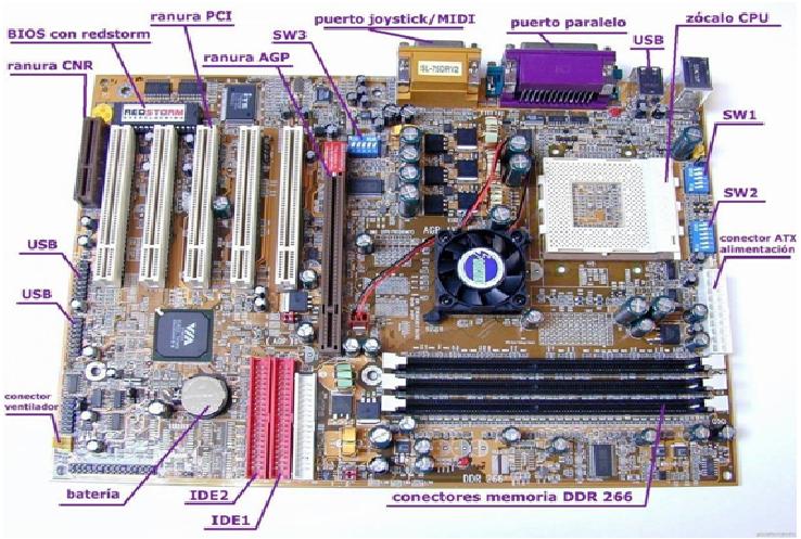 Sena Técnico en Sistemas Grupo 40142: Main Board y Sus Componentes