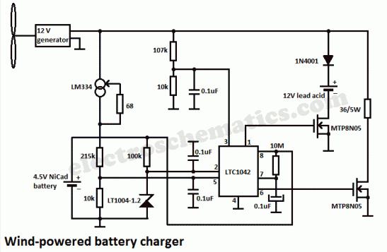 Solar Wind Charger Circuit Diagram