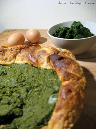 Torta salata agli spinaci e caprino