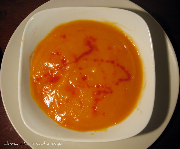 Zuppa fredda di carote ed arancia