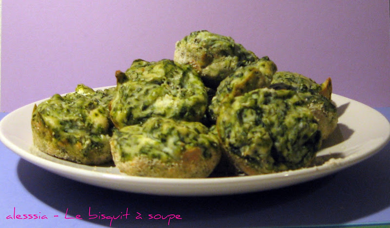 Muffin ricotta e spinaci