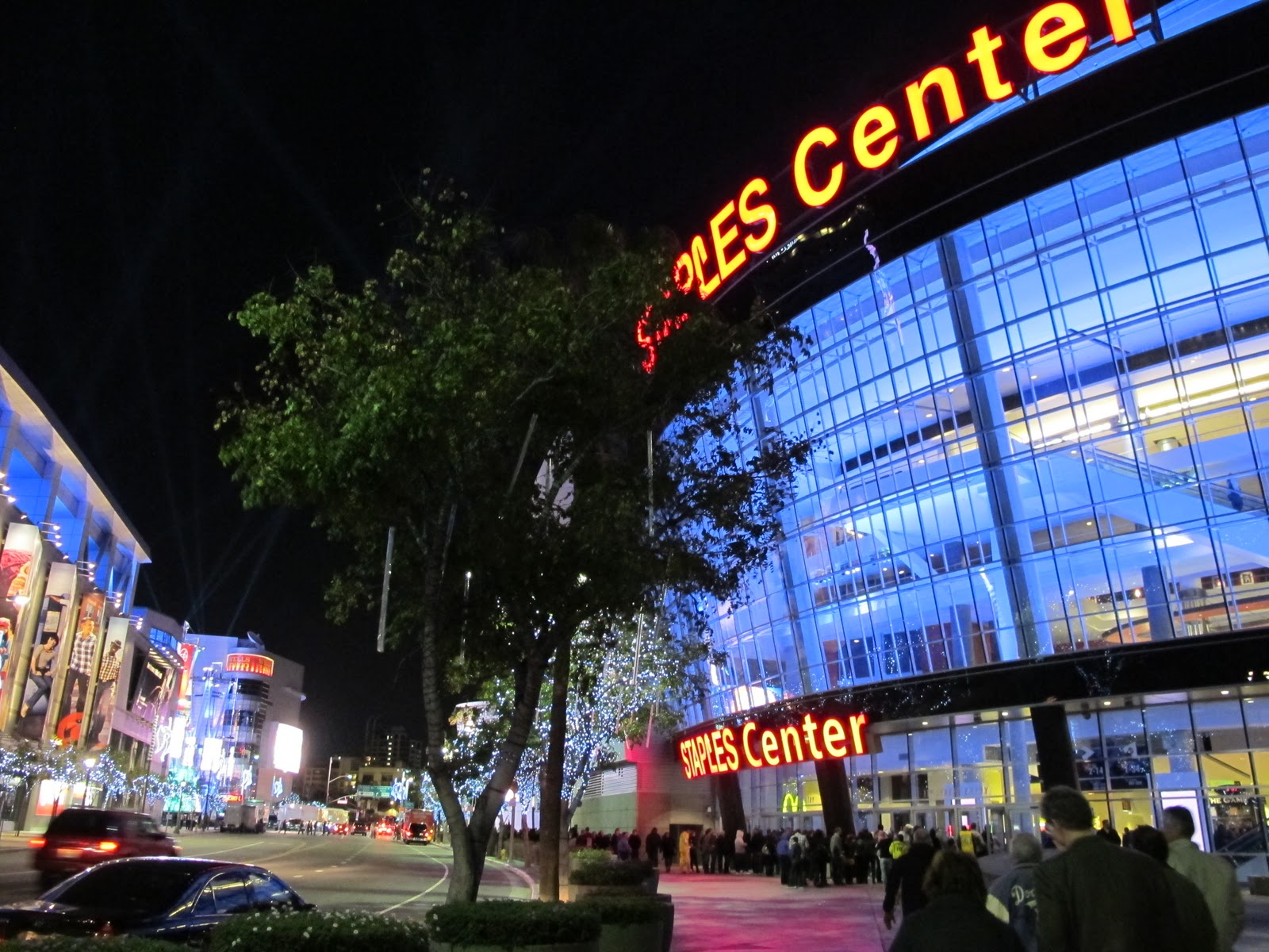 Yes, we caravan: LOS ANGELES- DISNEY- STAPLES CENTER