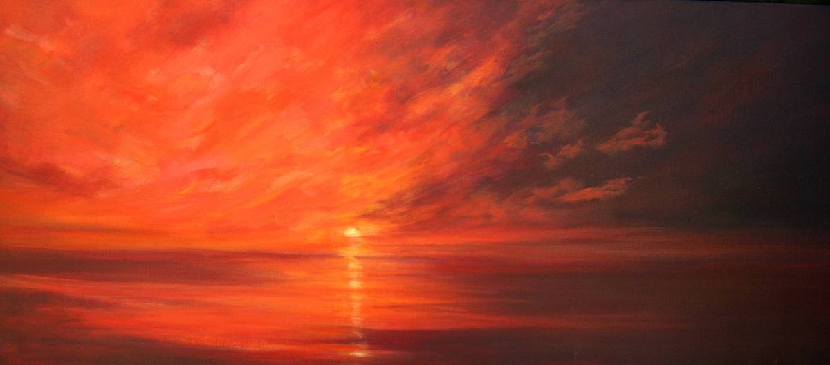 Original Sunset Paintings by Wendy-Puerto