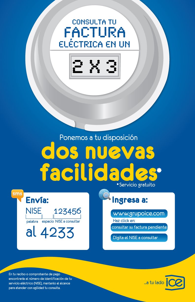 ICE: Consulta factura eléctrica