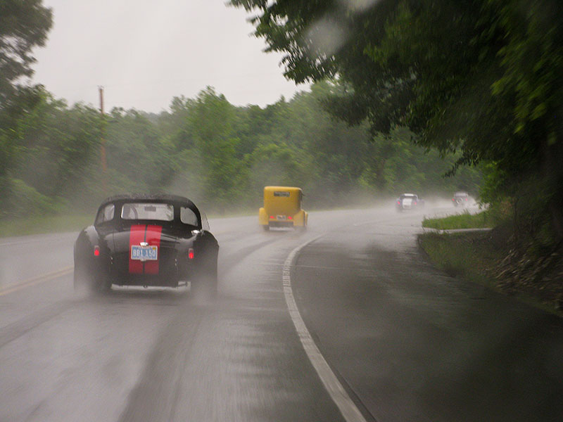 Bubba's Garage Hot Rod Power Tour Day 5 And then the rains came