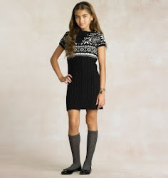 Beaded Cotton Wool Dress