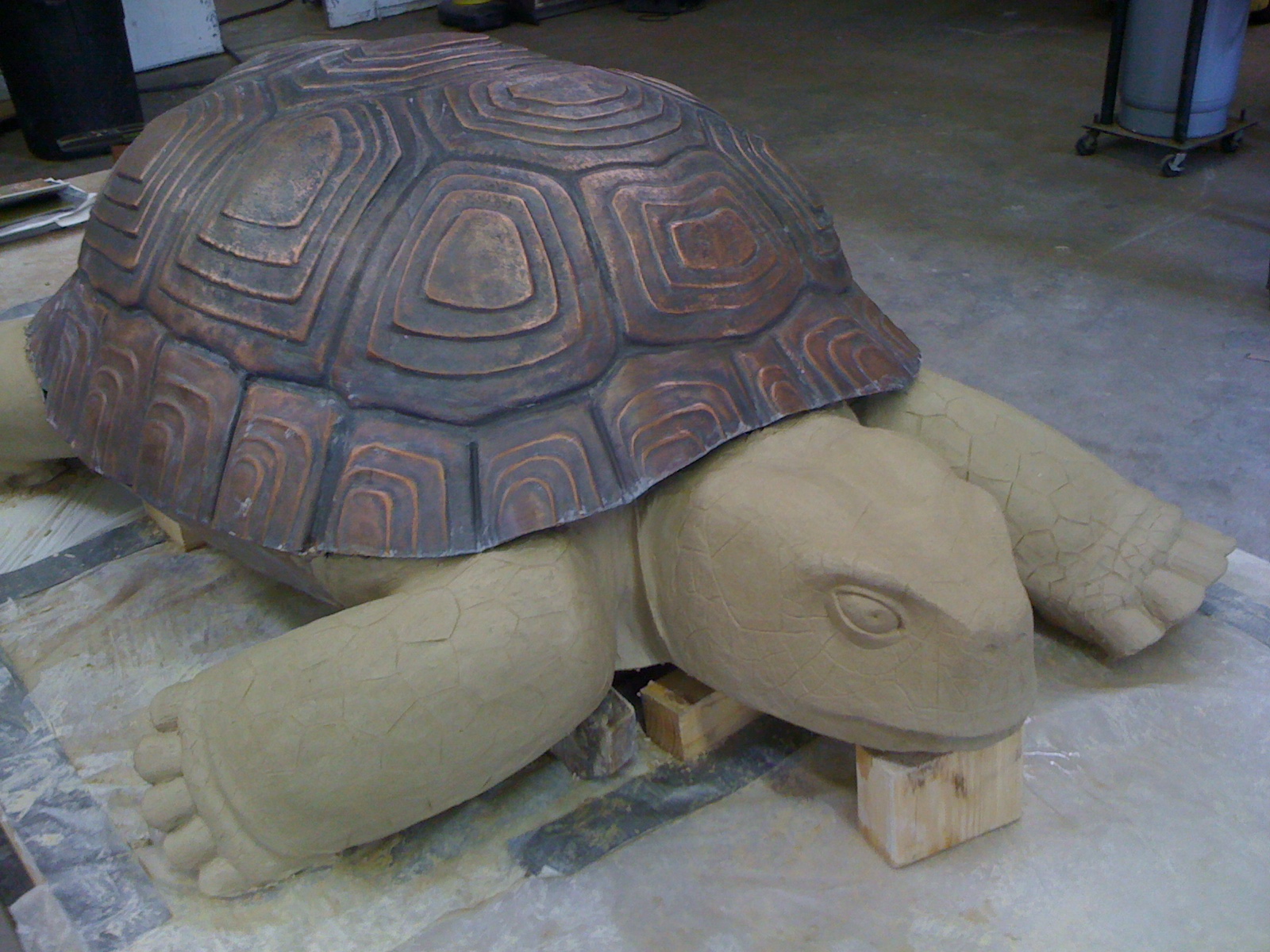 Metal Art and Sculpture Repousse Sculpture Copper Forming and