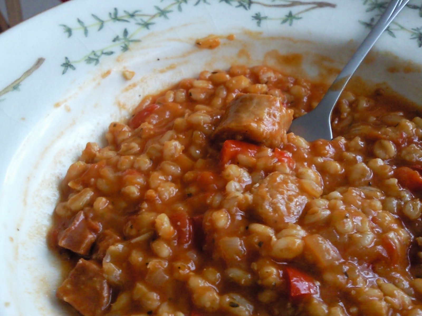 Anne's Kitchen Spanish Sausage Casserole