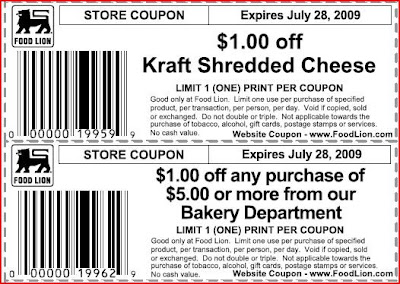 Publix Coupons on Off  5 Bakery    1 Off Kraft Cheese Foodlion Coupons To Use At Publix