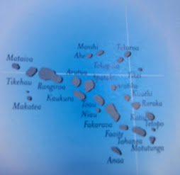 Map of Tuomotus (meaning many islands)