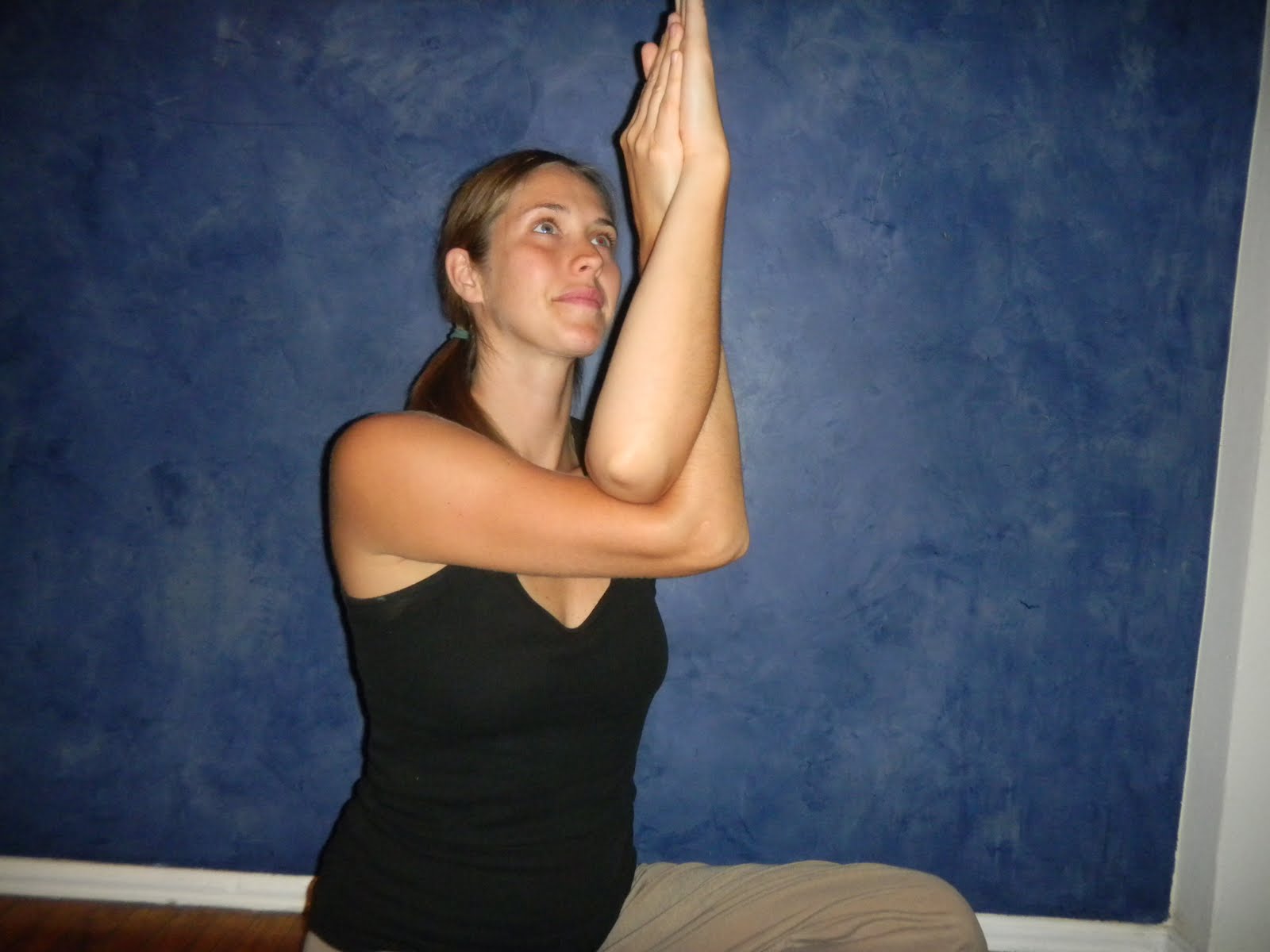 YogaCookingMeditation: Eagle Arms YogaCookingMeditation: Eagle Arms