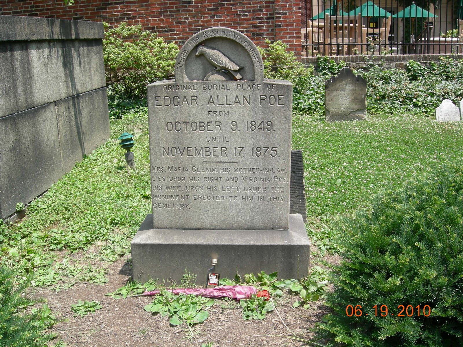 Trails and Travelogues The Edgar Allan Poe House & Grave (The Visit)