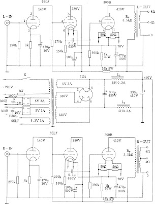 Stereo Power Amplifier Tube - Another Electronics Circuit Schematics