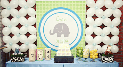 Kara s Party Ideas Elephant 1st Birthday Party  - 64