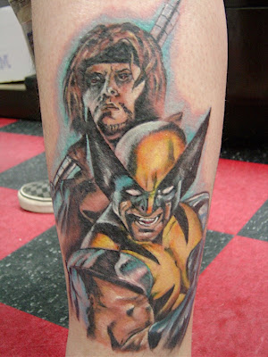 Gambit and Wolverine Tattoo