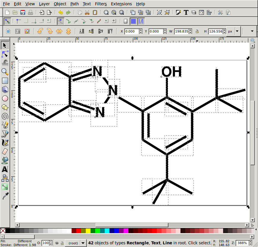 PvT's blog: Combination of XDrawChem and Inkscape as an open-source ...