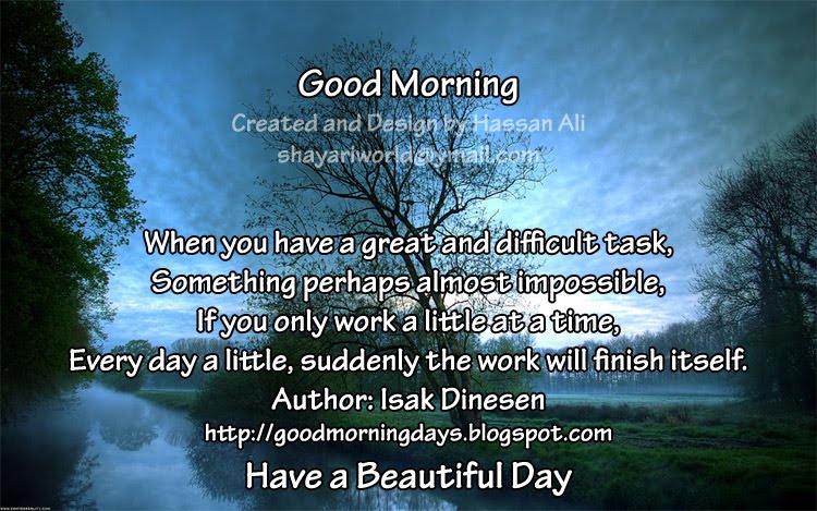 Self Improving Inspiring Quotes: Good Morning Thoughts for 02-06-2010