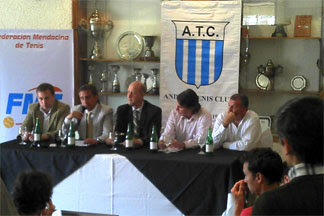 AAT en el Andino presentando el torneo ITF Seniors  G3