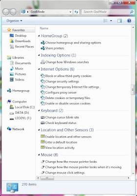 Windows 7 God Mode