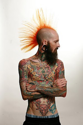 Full Body Tattoos With Punk Style