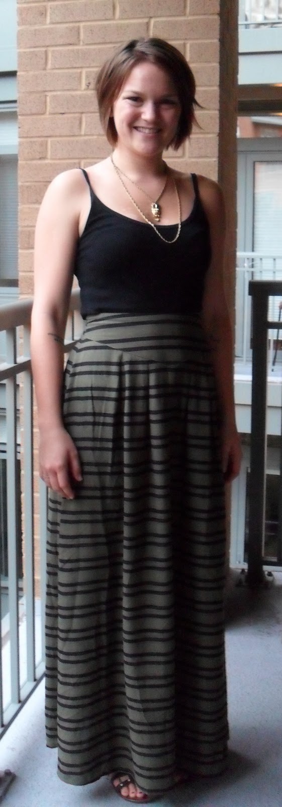 long skirt short in the front