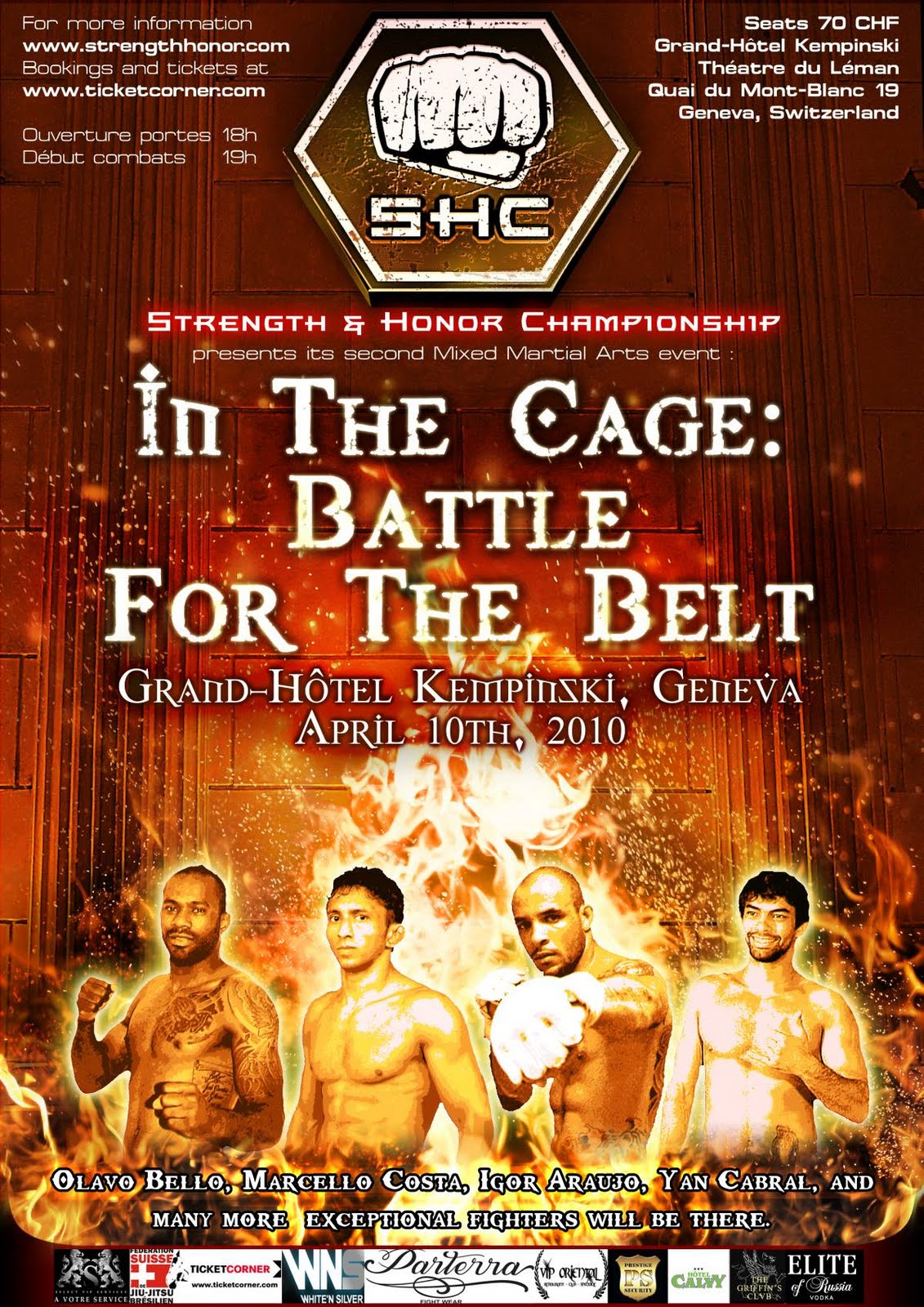 TODAY IN GENEVA SWITZERLAND MMA STRENGTH & HONOR