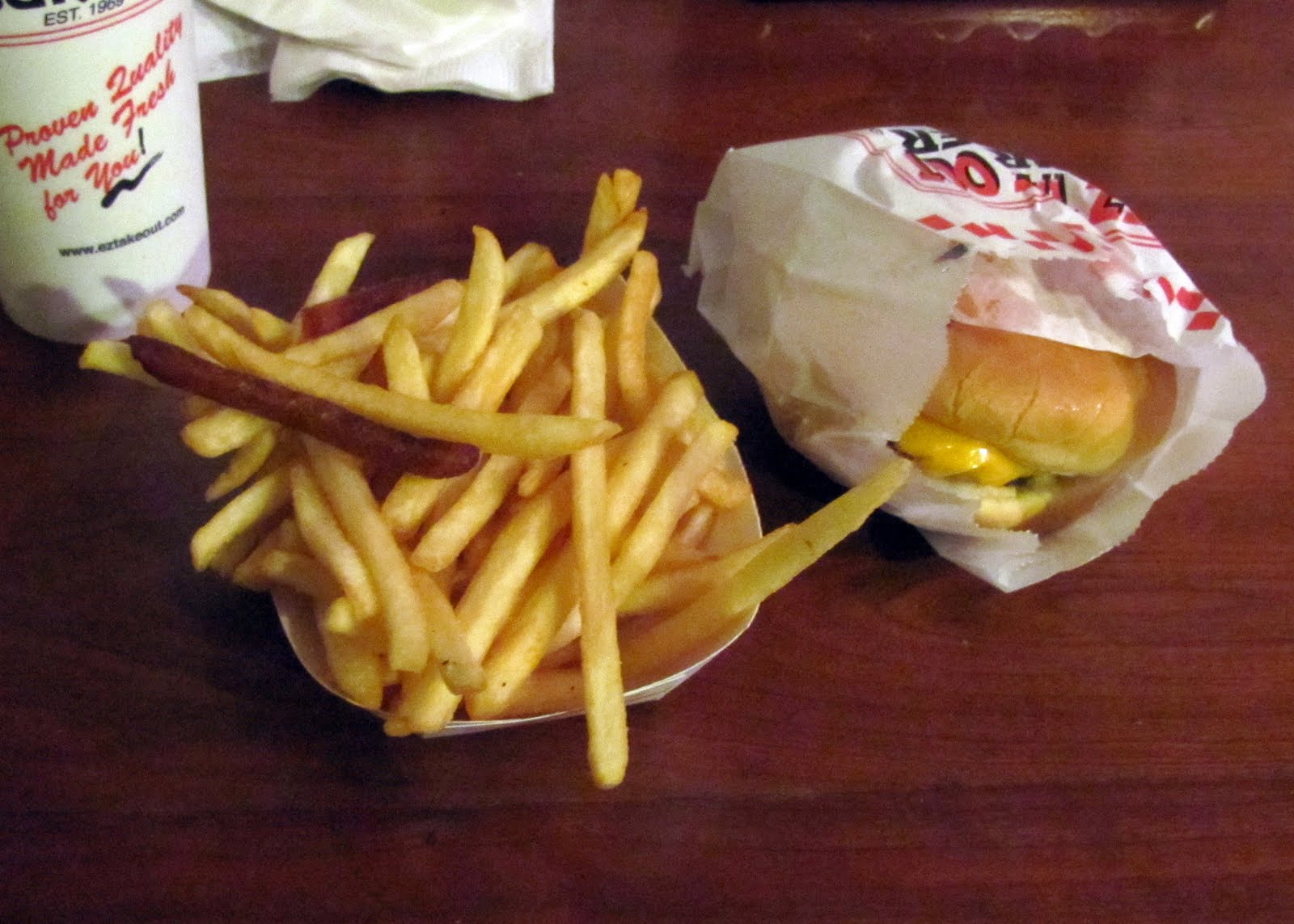 Smells Like Food in Here EZ Take Out Burger, Combo 2