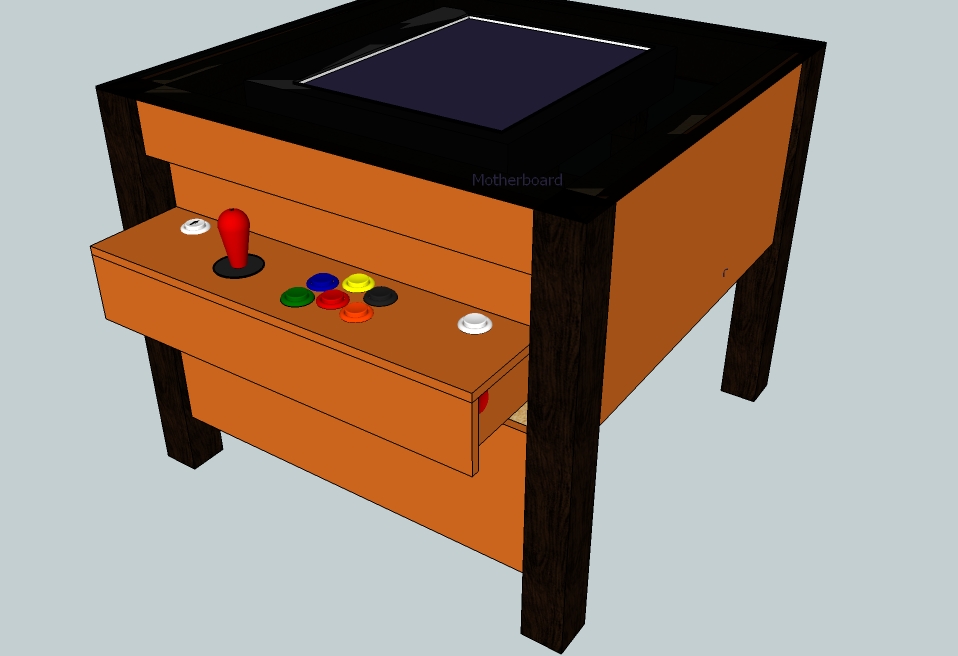 DIY Arcade Coffee Table Wood work is fun