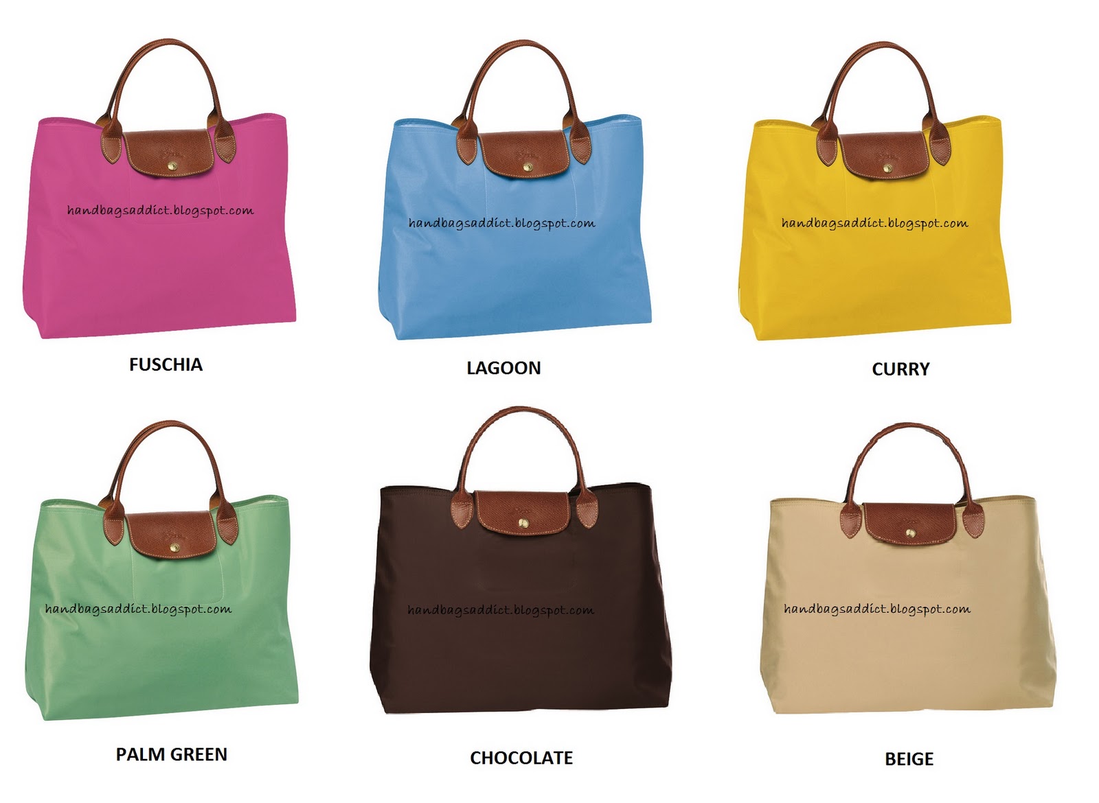 Handbags Addict: Longchamp Le Pliage Open Top Bag